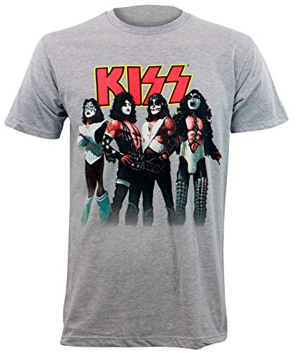 Kiss KISS STANCE LOGO HEATHER GRAY SS TEE XL Mens T Shirt