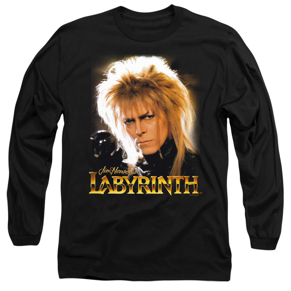 Labyrinth Jareth Mens Long Sleeve Shirt Black Officially Licensed
