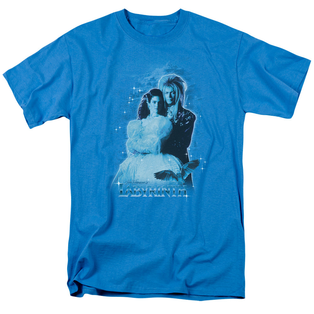 Labyrinth Peach Dreams Mens T Shirt Turquoise