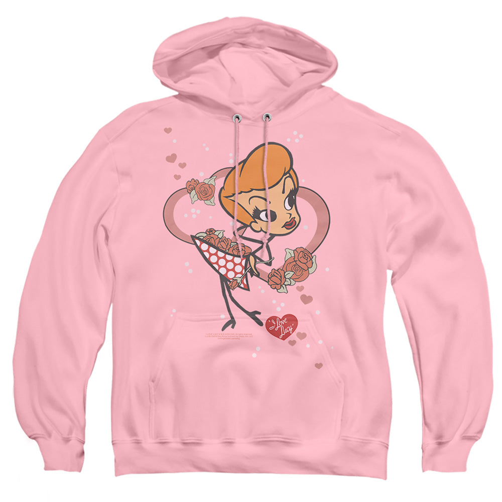 I Love Lucy Fun Girl Mens Hoodie Pink