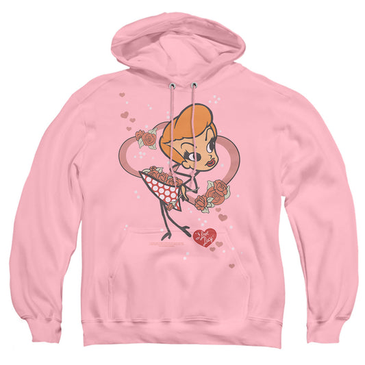 I Love Lucy Fun Girl Mens Hoodie Pink