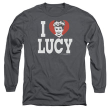 Load image into Gallery viewer, I Love Lucy I Love Lucy Mens Long Sleeve Shirt Charcoal Officially Licensed