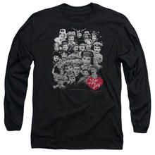Load image into Gallery viewer, I Love Lucy 60 Years Of Fun Mens Long Sleeve Shirt Black Officially Licensed