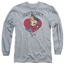 Load image into Gallery viewer, I Love Lucy Baseball Diva Mens Long Sleeve Shirt Athletic Heather Officially Licensed