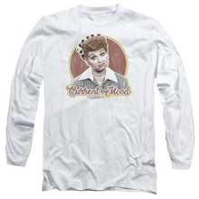 Load image into Gallery viewer, I Love Lucy Current Mood Mens Long Sleeve Shirt White Officially Licensed