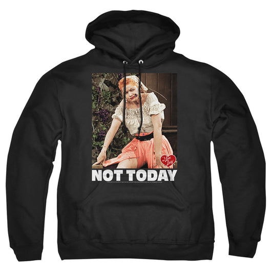 I Love Lucy Not Today Mens Hoodie Black