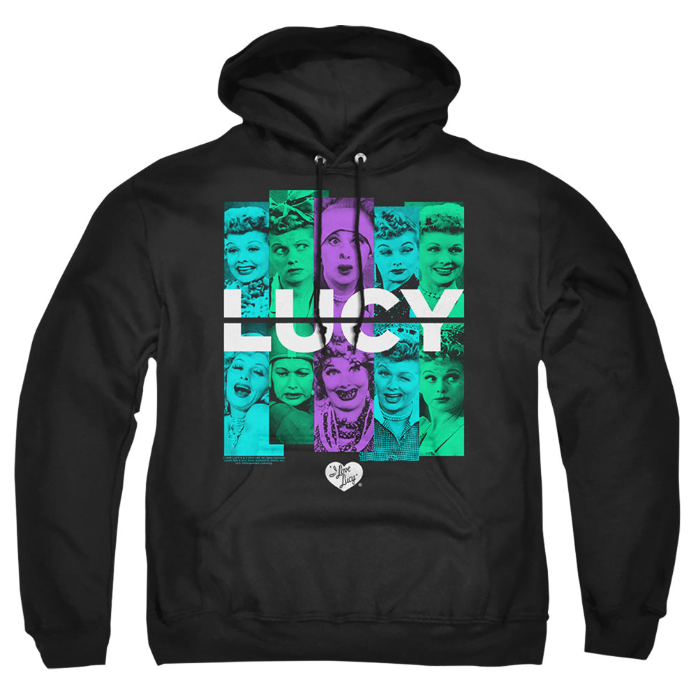 I Love Lucy Shades Of Lucy Mens Hoodie Black