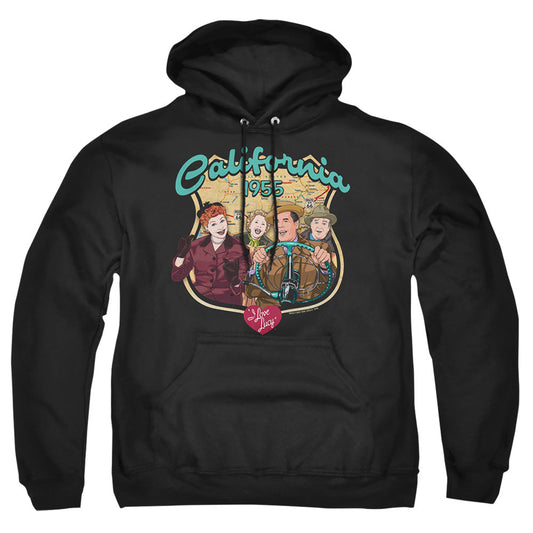 I Love Lucy Road Trip Mens Hoodie Black