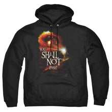Load image into Gallery viewer, Lord Of The Rings You Shall Not Pass Mens Hoodie Black