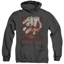 Load image into Gallery viewer, Lor Uruk Hai Heather Mens Hoodie Black