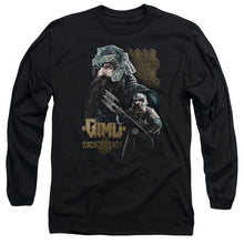 Load image into Gallery viewer, Lor Gimli Mens Long Sleeve Shirt Black Officially Licensed