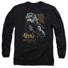 Load image into Gallery viewer, Lor Gimli Mens Long Sleeve Shirt Black Officially Licensed