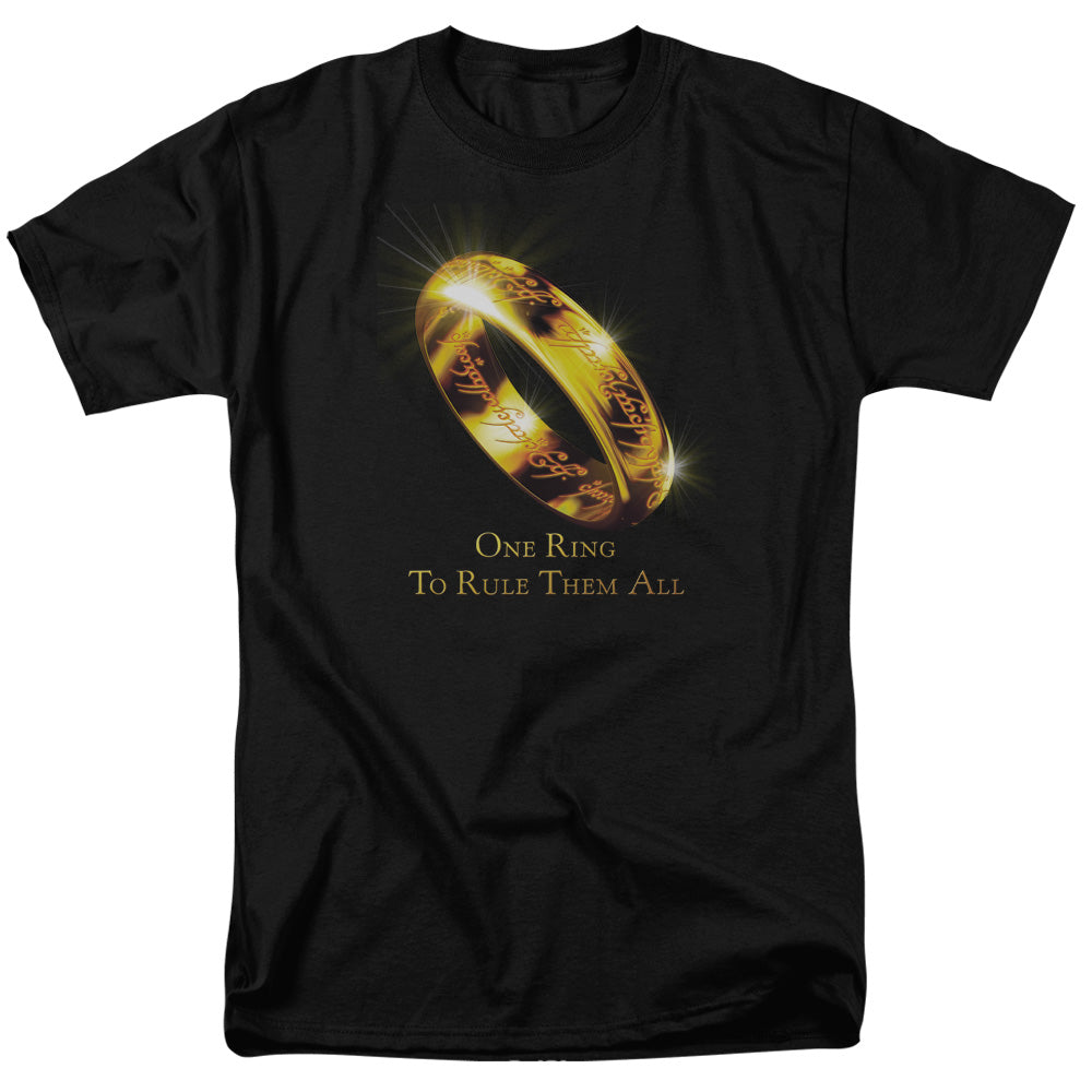 Lord Of The Rings One Ring To Rule Them All Mens T Shirt Black