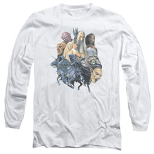 Load image into Gallery viewer, Lor Collage Of Evil Mens Long Sleeve Shirt White Officially Licensed