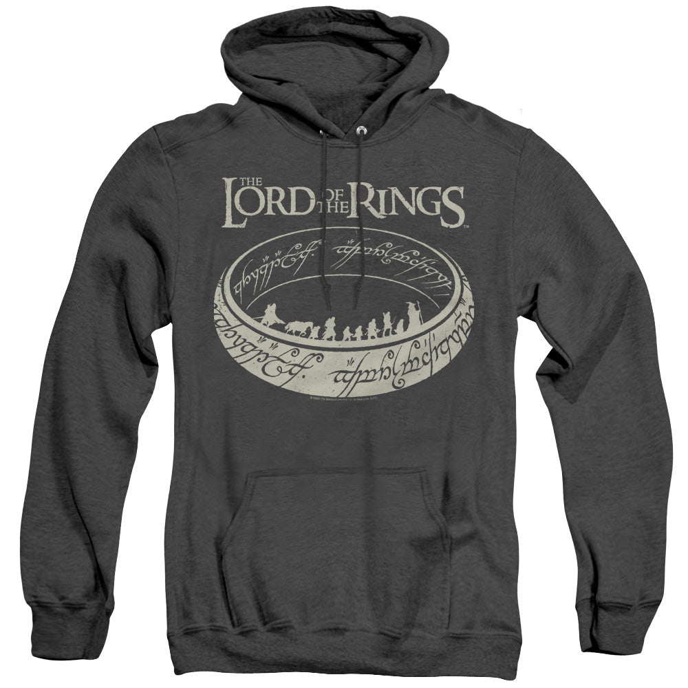 Lord Of The Rings the Journey Heather Mens Hoodie Black