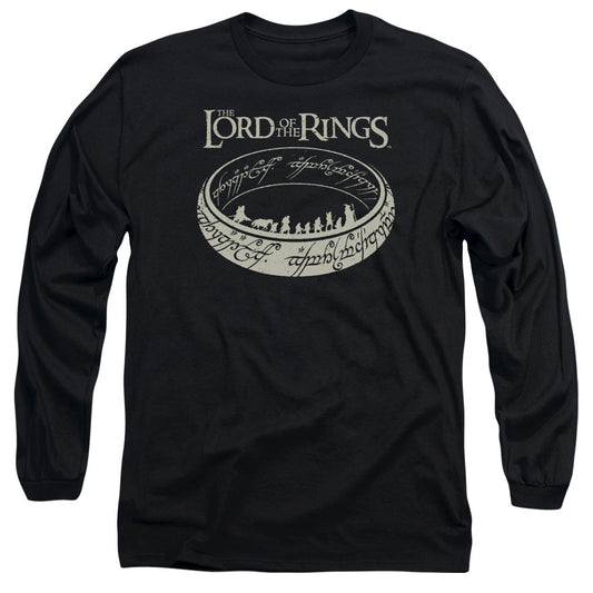 Lord Of The Rings The Journey Mens Long Sleeve Shirt Black Officially Licensed