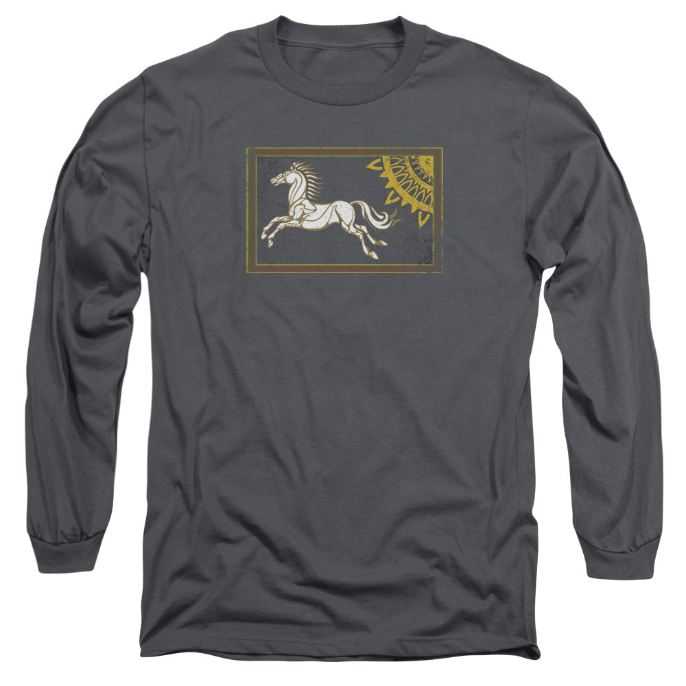 Lor Rohan Banner Mens Long Sleeve Shirt Charcoal Officially Licensed