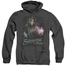 Load image into Gallery viewer, Lor Samwise The Brave Heather Mens Hoodie Black