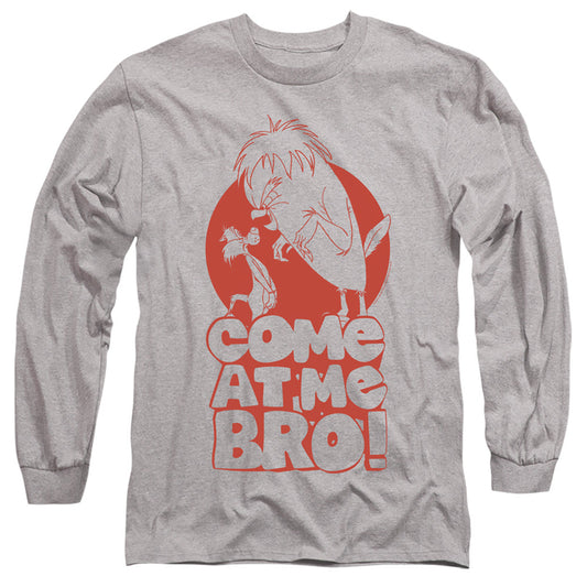 Looney Tunes Come At Me Mens Long Sleeve Shirt Athletic Heather Officially Licensed