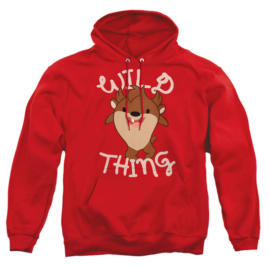 Looney Tunes Wild Thing Kid Mens Hoodie Red