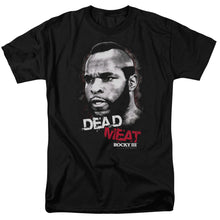 Load image into Gallery viewer, Rocky III Dead Meat Mens T Shirt Black