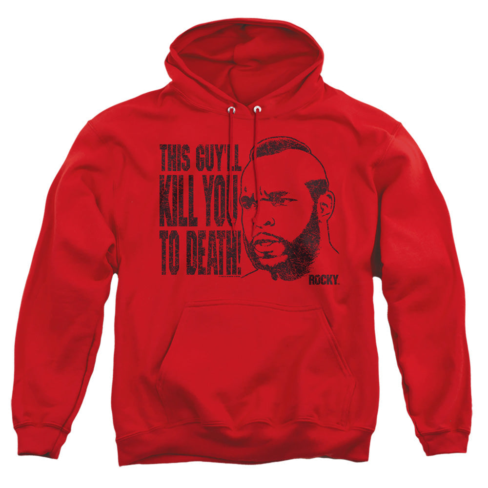 Rocky Iii Kill You To Death Mens Hoodie Red