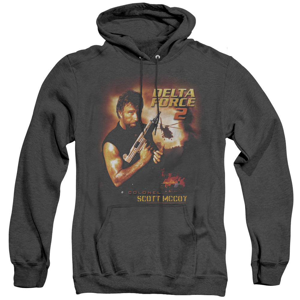 Delta Force Delta Force 2 Heather Mens Hoodie Black
