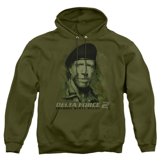 Delta Force 2 You Cant See Me Mens Hoodie Military Green