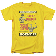 Load image into Gallery viewer, Rocky II Rematch Mens T Shirt Yellow