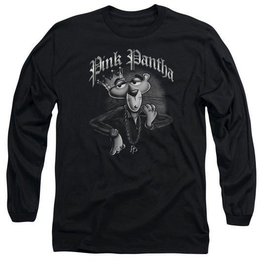 Pink Panther Pink Pantha Mens Long Sleeve Shirt Black