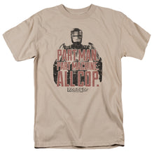 Load image into Gallery viewer, Robocop Vintage Tagline Mens T Shirt Sand