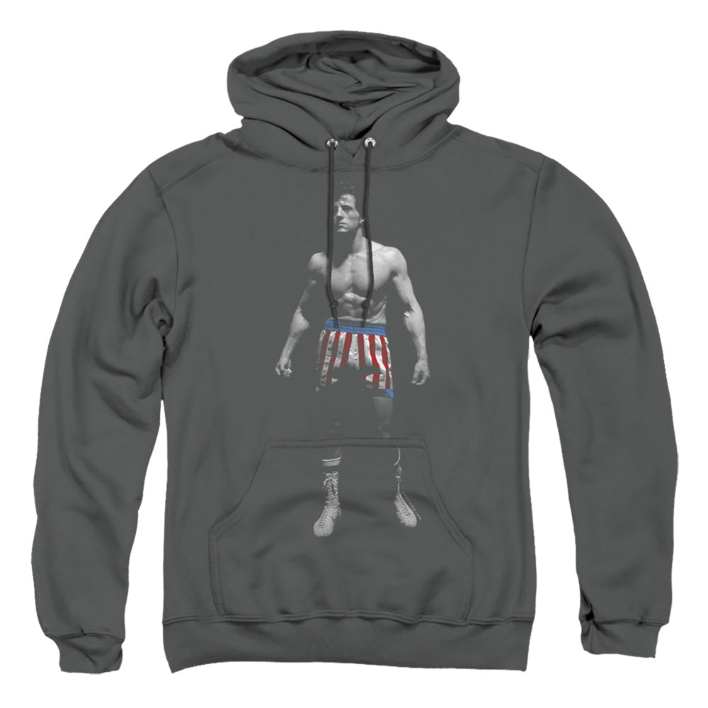 Rocky Stand Alone Mens Hoodie Charcoal