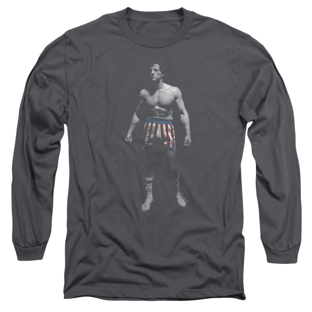 Rocky Stand Alone Mens Long Sleeve Shirt Charcoal Officially Licensed