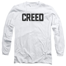 Load image into Gallery viewer, Creed Cracked Logo Mens Long Sleeve Shirt White Officially Licensed