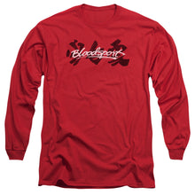 Load image into Gallery viewer, Bloodsport Kanji Mens Long Sleeve Shirt Red Officially Licensed