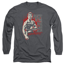 Load image into Gallery viewer, Bloodsport To The Death Mens Long Sleeve Shirt Charcoal Officially Licensed