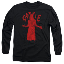 Load image into Gallery viewer, Carrie Silhouette Mens Long Sleeve Shirt Black
