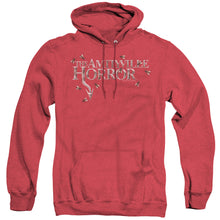 Load image into Gallery viewer, Amityville Horror Flies Heather Mens Hoodie Red