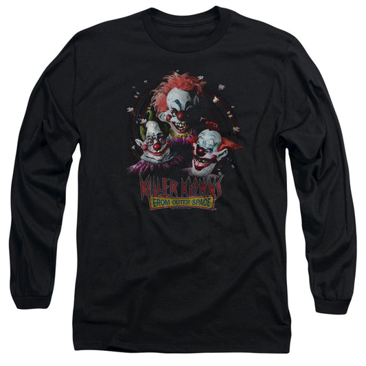 Killer Klowns From Outer Space Killer Klowns Mens Long Sleeve Shirt Black Officially Licensed