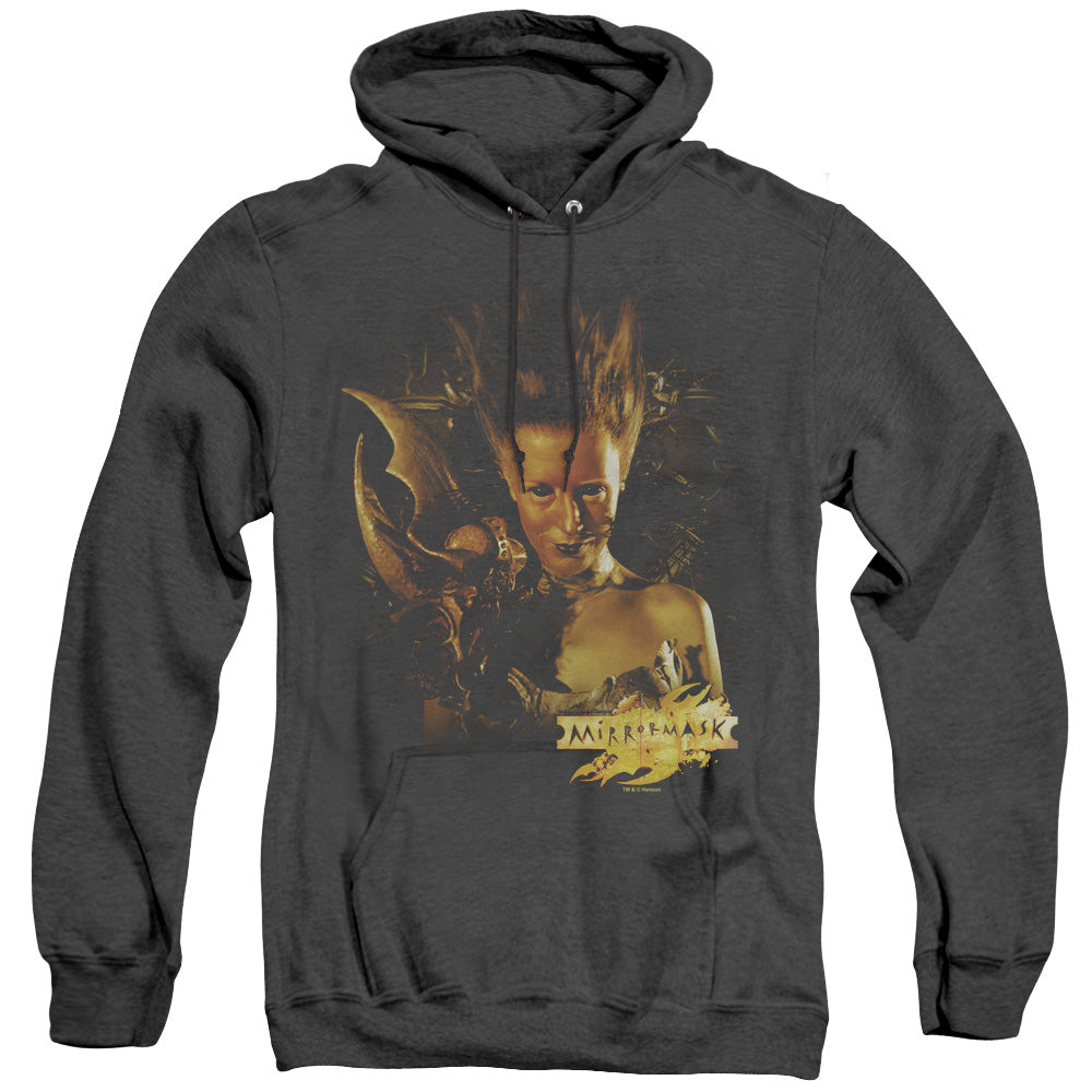 Mirrormask Queen Of Shadows Heather Mens Hoodie Black