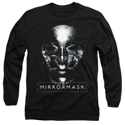 Mirrormask Mask Mens Long Sleeve Shirt Black