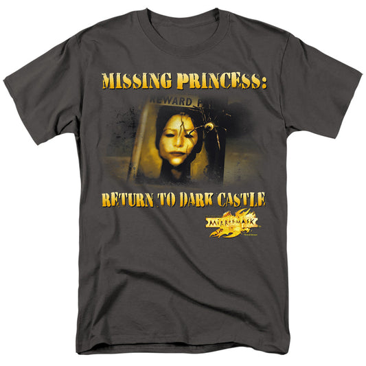 Mirrormask Missing Princess Mens T Shirt Charcoal
