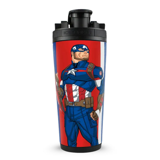 Marvel Captain America 4D Ice Shaker Cup Officially Licensed