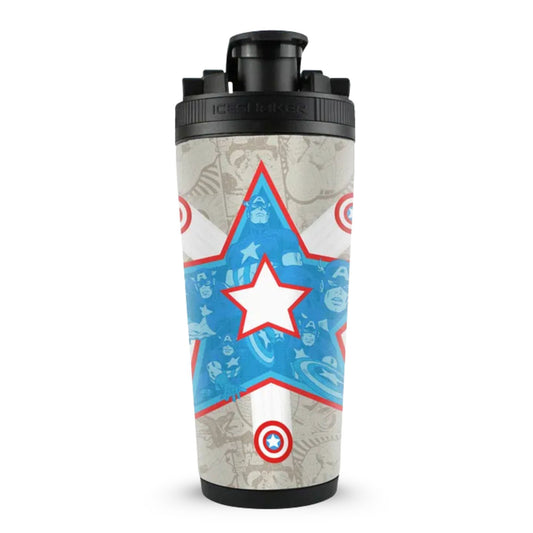Marvel Retro Captain America 4D Ice Shaker Cup Officially Licensed