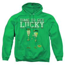 Load image into Gallery viewer, Beavis And Butthead St. Patrick'S Day Getting Lucky Mens Hoodie Kelly Green
