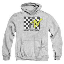 Load image into Gallery viewer, Mtv Checker Board Logo Mens Hoodie Athletic Heather