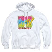Load image into Gallery viewer, Mtv Paint Logo Mens Hoodie White