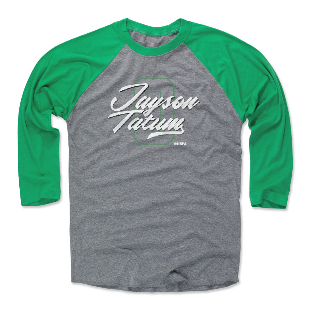 Jayson Tatum Boston Number Script WHT