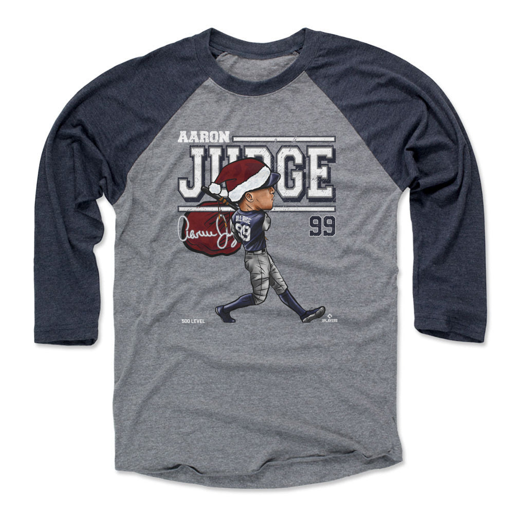 Aaron Judge New York Y Cartoon Santa Hat WHT