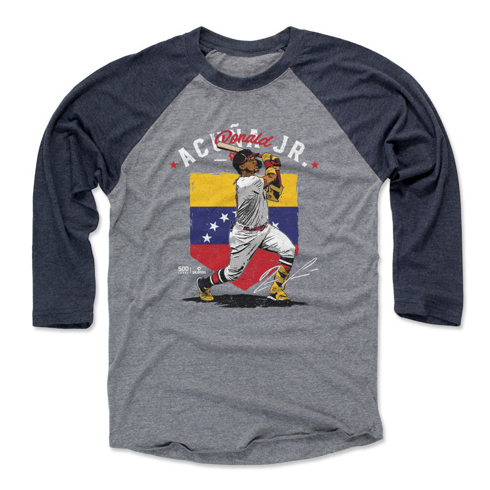Ronald Acuna Jr. Atlanta Country Flag WHT